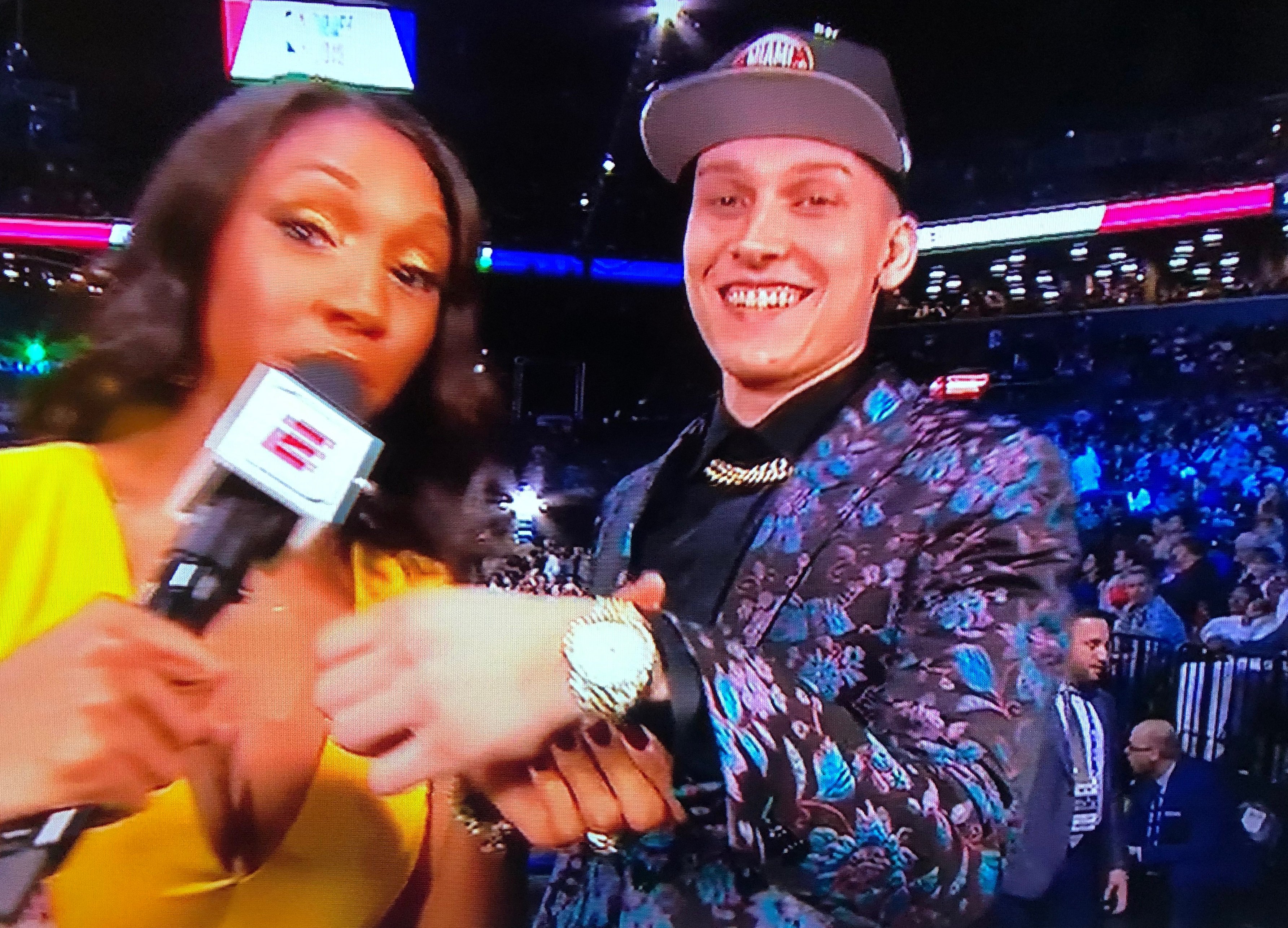 You Wore It Better!, Chuck Really Copied Tyler Herro's Postgame Outfit 🤣