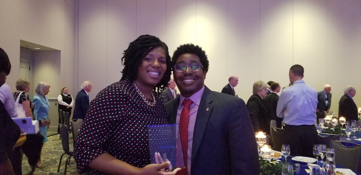 RashadLMorgan's tweet photo. Me and the Citizen Lawyer awardee @FonvilleNiya #wearemip #NCBAAM19 https://t.co/UaZVED2863