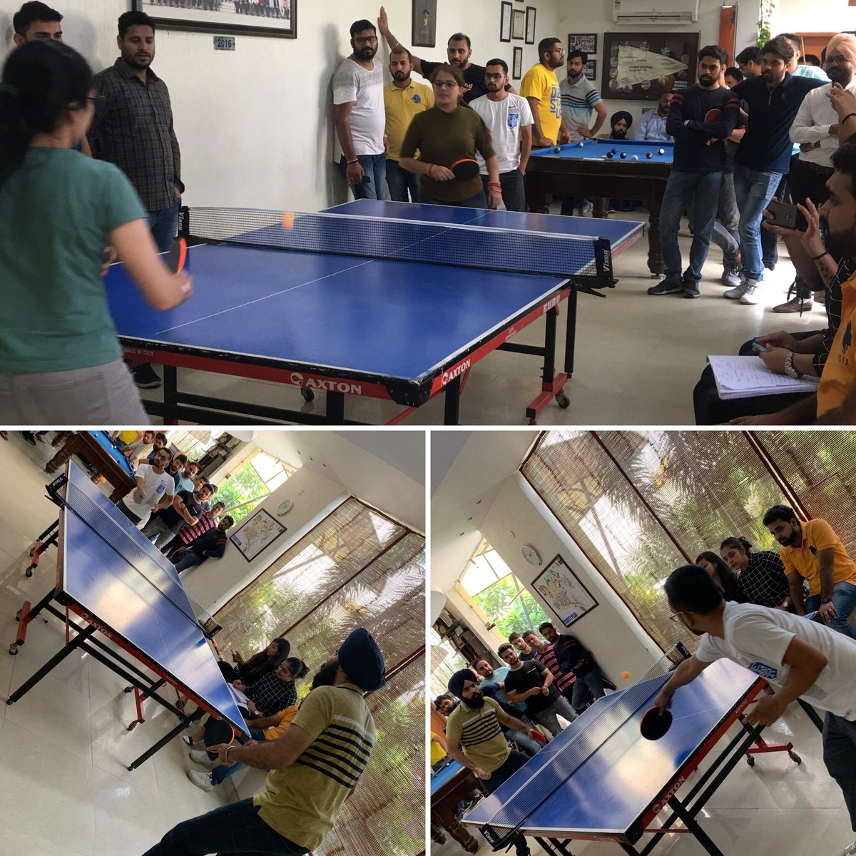 sdeievent's tweet image. #PauseForFun Another day of #smartDataTableTennisTournament where challenging matches were seen by #smarTains. #WorkHardPlayHarder