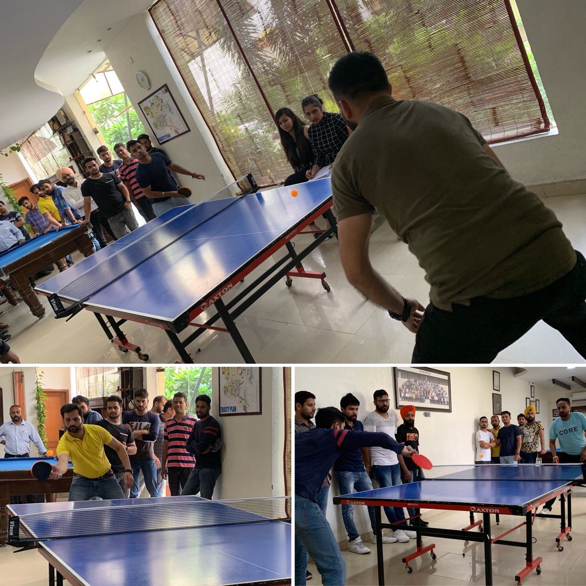 sdeievent's tweet image. #PauseForFun Another day of #smartDataTableTennisTournament where challenging matches were seen by #smarTains. #WorkHardPlayHarder