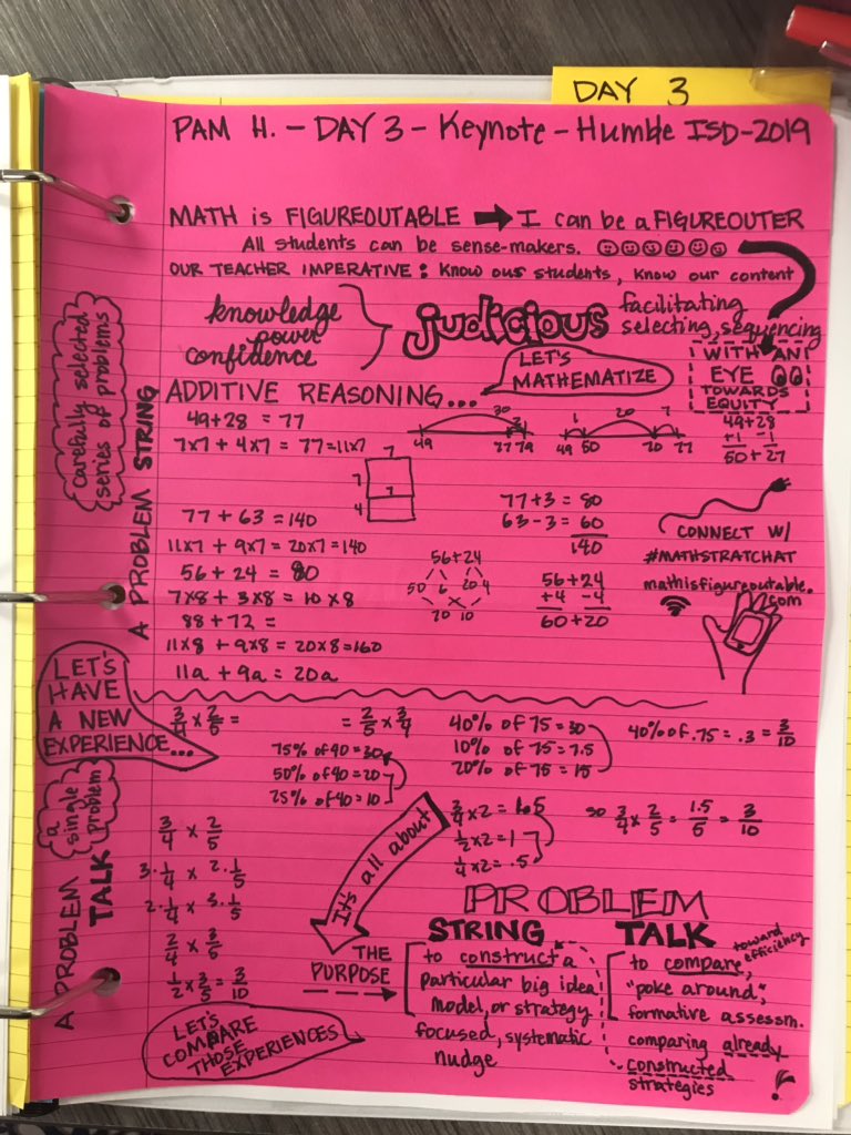 ralston_becky's tweet image. Day3=Done! Loved all the keynotes this week. 1. Math is FIGUREOUTABLE. 2. It’s all about RELATIONSHIPS. 3. My numeracy can help me be a JUDICIOUS teacher so all students can be FIGUREOUTERS. @pwharris #humbleisdpop #mathisfigureoutable