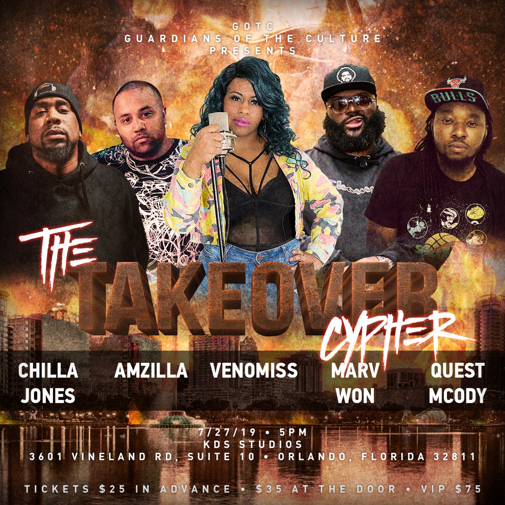 GOTC Takeover live July 27th on Twitter "July 27, 2019 in Orlando