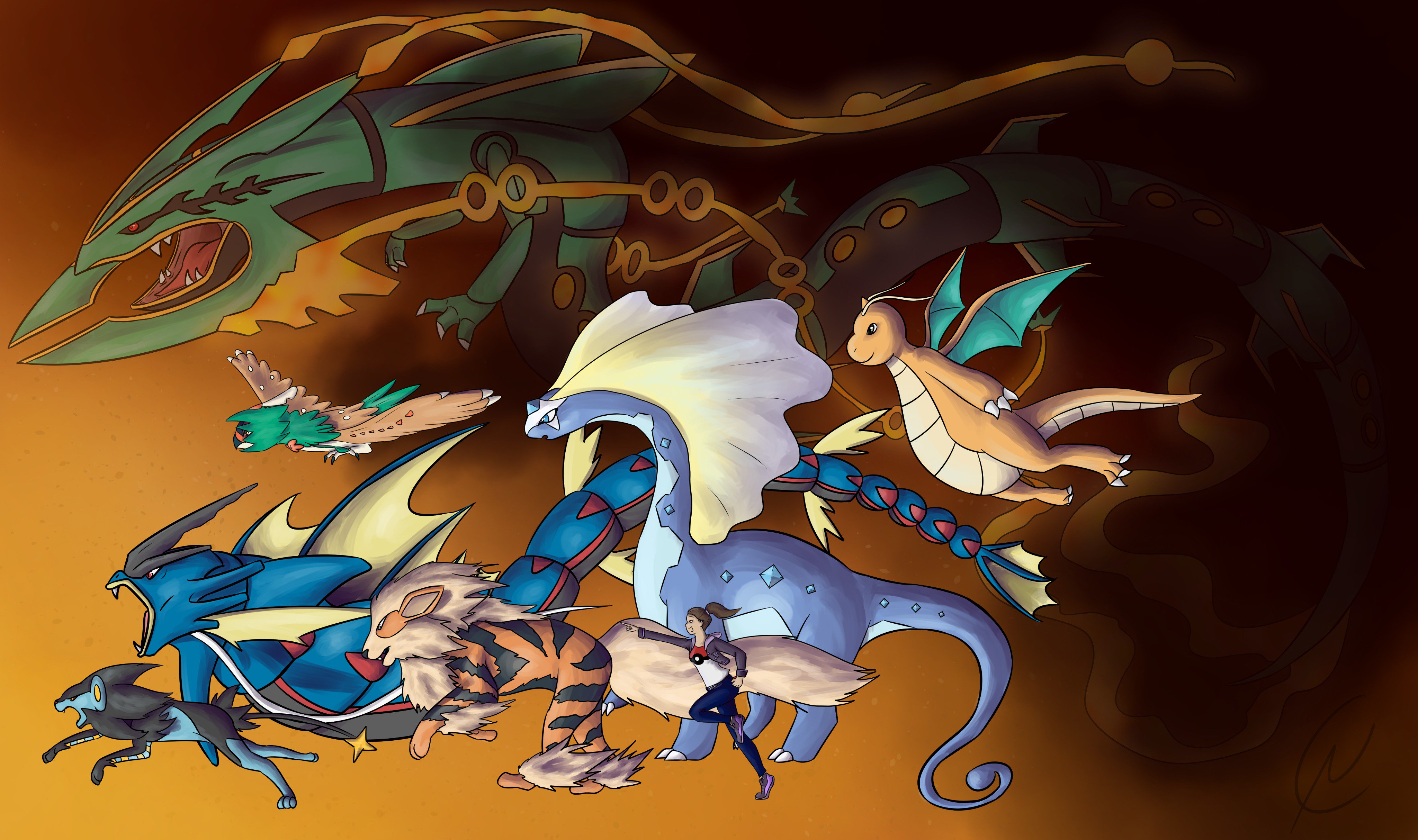 dragon type pokemon wallpaper