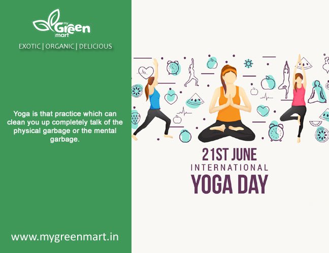 MygreenM's tweet photo. #yoga #internationalyogaday #fitness #mygreenmart #fruits #vegetables #organic #founder #nagpur #healthyheart #steve https://t.co/3lYVD7s4QB