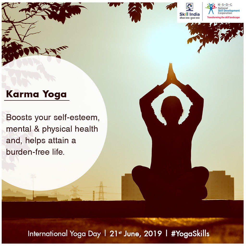 Yoga is the perfect way to rejuvenate your mind and body. 
#InternationalYogaDay #YogaSkills
#humfittoIndiafit
@MSDESkillIndia @NSDCINDIA