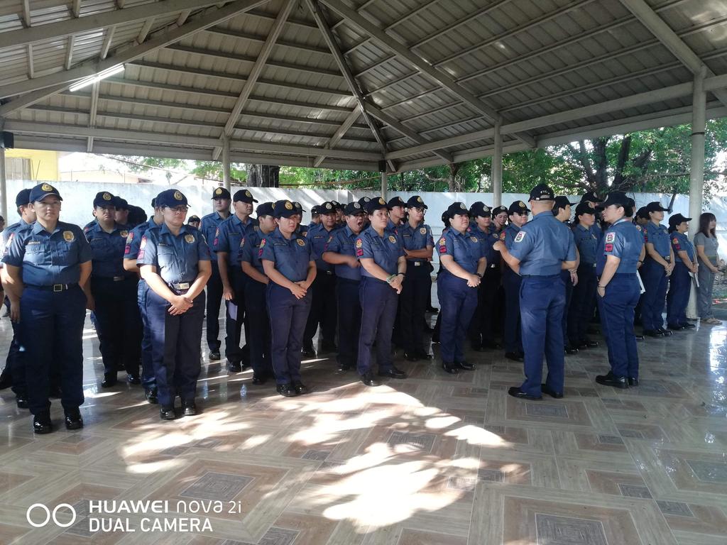 On June 21, 2019 at about 8AM in the morning PEMS ERIC D OFREN, PESPO under the direct supervision of PCOL WILLIAM M SEGUN, Provincial Director conducted daily  accounting  of PHQ personnel at Multipurpose Hall,further shared a bible verse from the book of psalm 133:3.