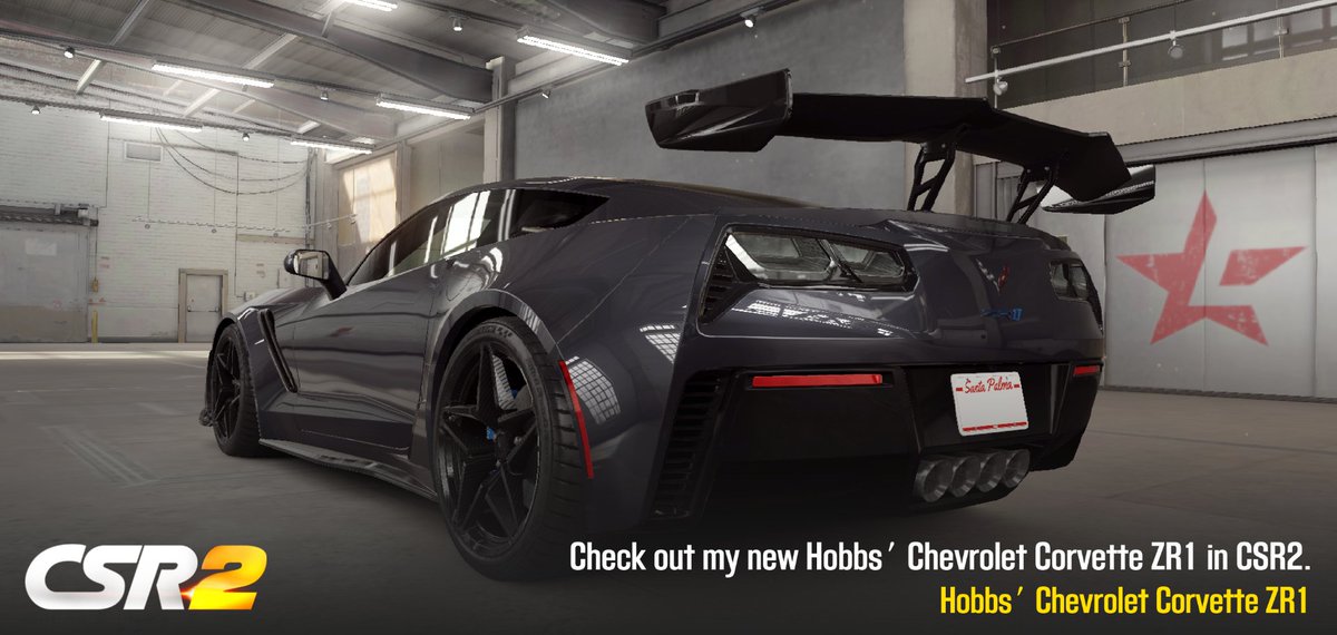 CsrReplay's tweet photo. I had to since it's @HobbsAndShaw! Time to hit the track!  @CSRRacing #CSR2 #CSRRacing #CSRReplay https://t.co/x4RYS1b9Rt