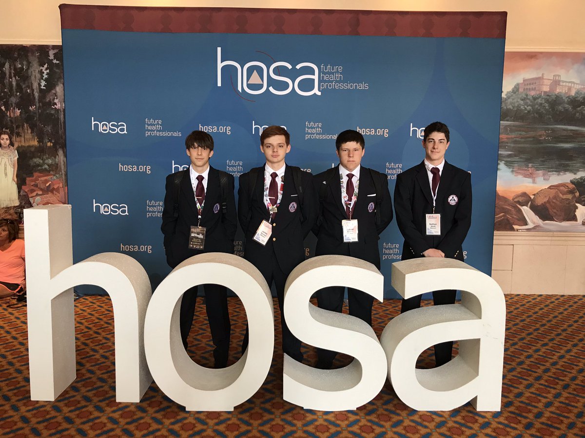 GVHOSA's tweet photo. ๐จDay 2 Qualifiers!!๐จ
The Day started with 153 teams & Grain Valleyโs HOSA Bowl team of Roselli, Weidt, Barnard & Keeton are moving on to the 2nd Round! They represent the top 32 teams still competing not just in the nation but internationally! #ShowMeHOSA #HOSAILC2019 https://t.co/is8aaTzviz