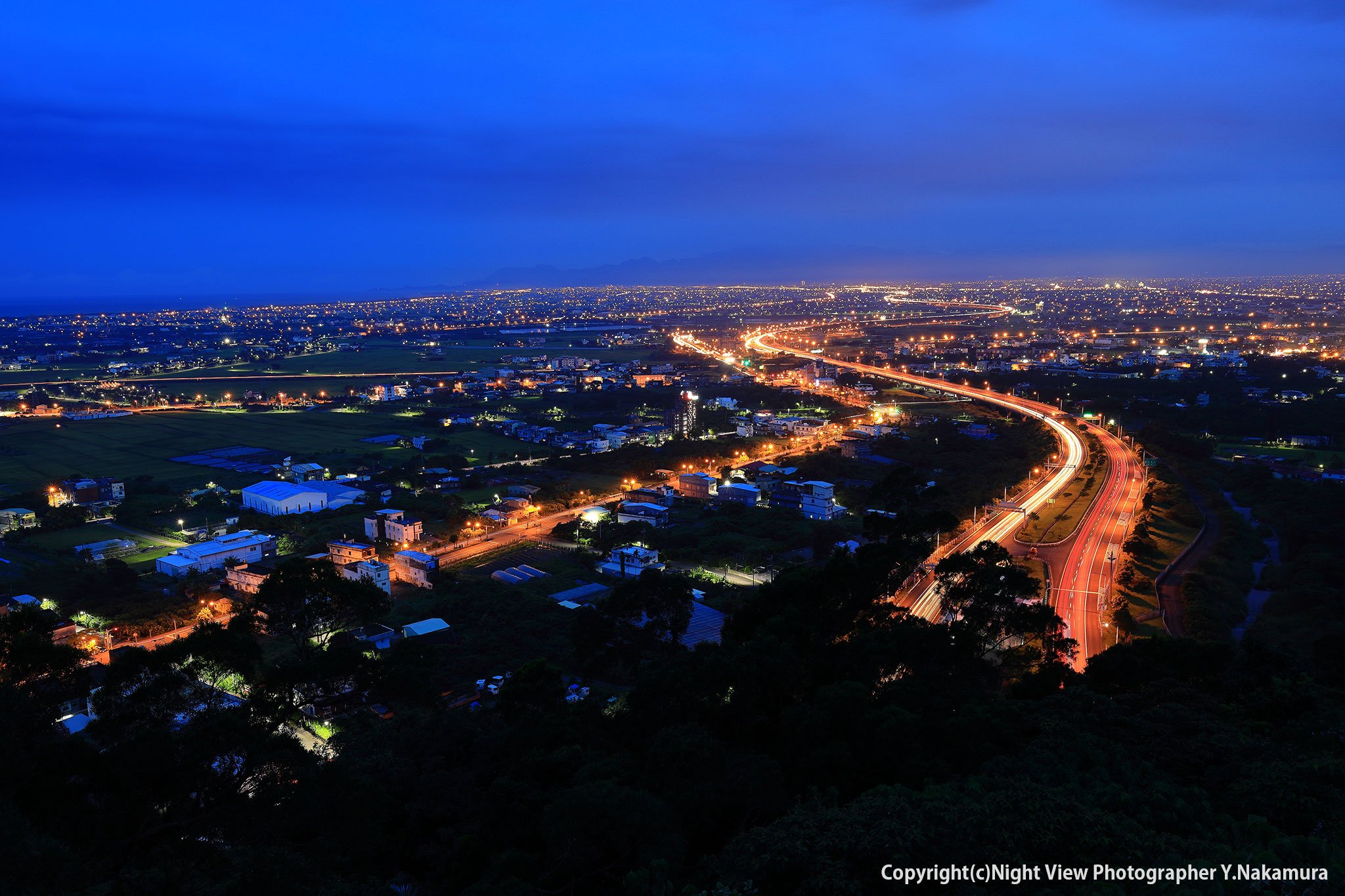 夜景写真家 台湾夜景コンシェルジュ 中村勇太 宜蘭の夜景と言えばここ 宜蘭 夜景 夜景スポット 台湾 Taiwan
