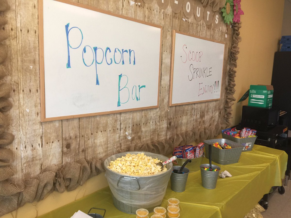 bondemily50's tweet photo. Sweet &amp; Salty Treats Bar for our Love Summer Camp teachers today!!!!! I am beyond amazed at how dedicated they have been day in day out with our students! #summerloves https://t.co/wWSptoJbYz