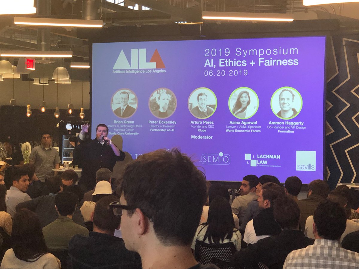 Lachman_Law's tweet photo. Honored to be a cosponsor of ⁦@AILA_Community⁩ symposium on AI ethics &amp; fairness at ⁦@phasetwospace⁩ #culvertech https://t.co/RSJuCTkHt1