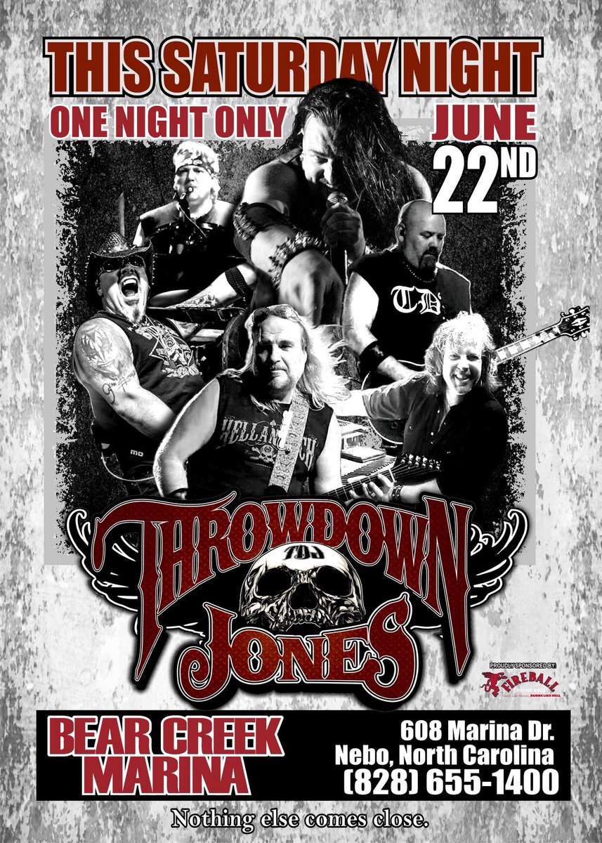 suebjo's tweet photo. #ThrowdownJones #TDJ19 #FireballWhisky #TDJEvolution19Tour #comegetalittlebit #Evolution19 #nothingelsecomesclose #11YearsStrong #AreYouDown @ThrowdownJonesX @FireballWhisky https://t.co/D771XFpVAr