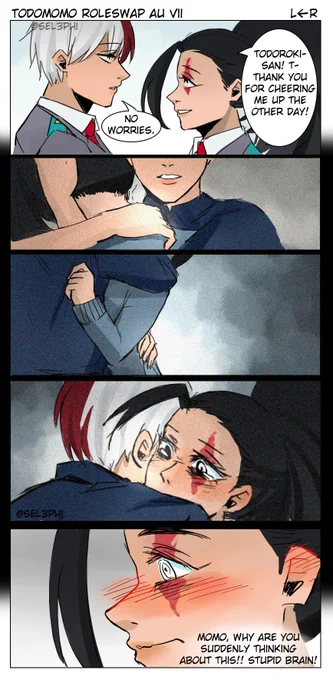 Roleswap AU Part 7 #轟百 #TodoMomo #BnHA 