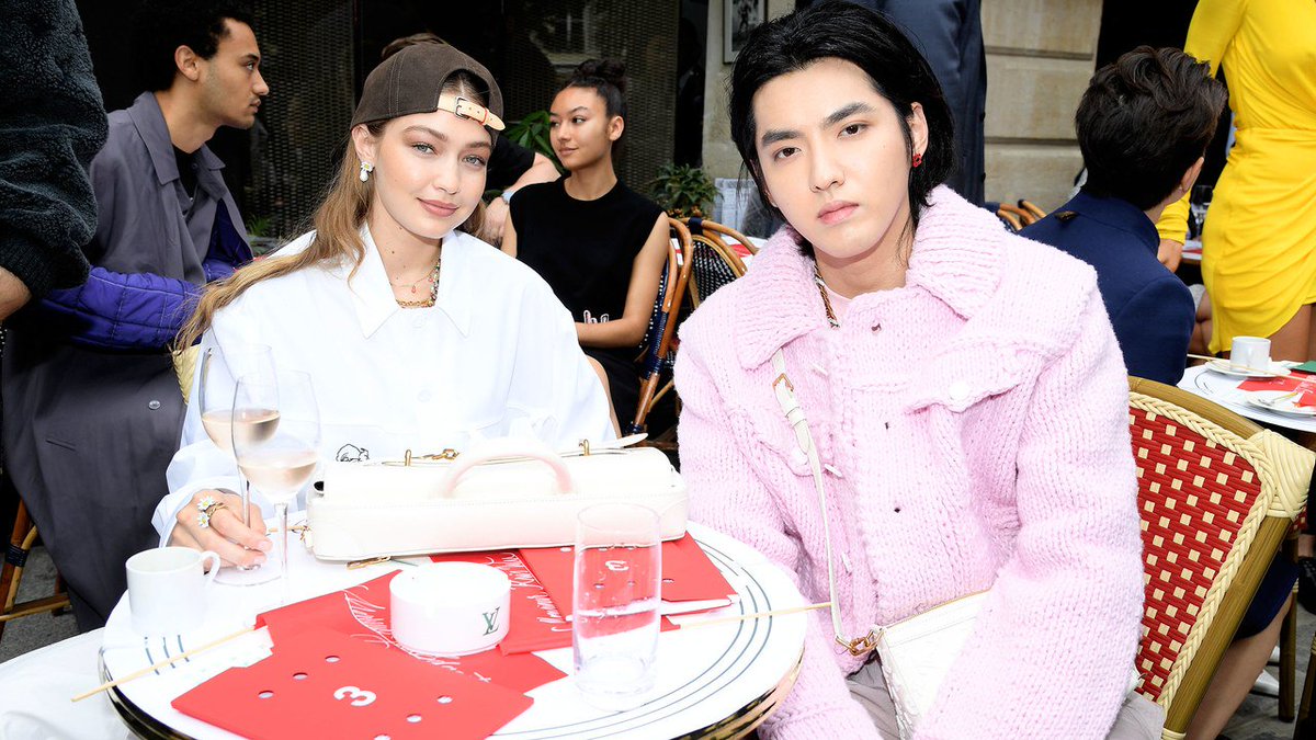 Kris Wu is Pretty In Pink in Paris - DramaPanda