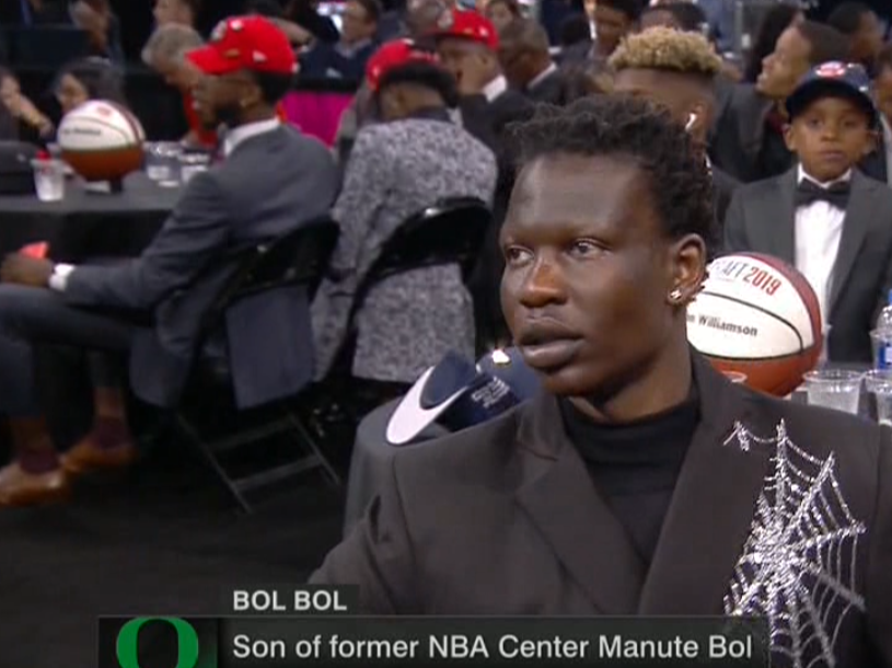 Mike Korzemba on X: Bol Bol wore a $100,000 suit to the NBA Draft. The  average G League salary is around $35,000.. Yikes   / X