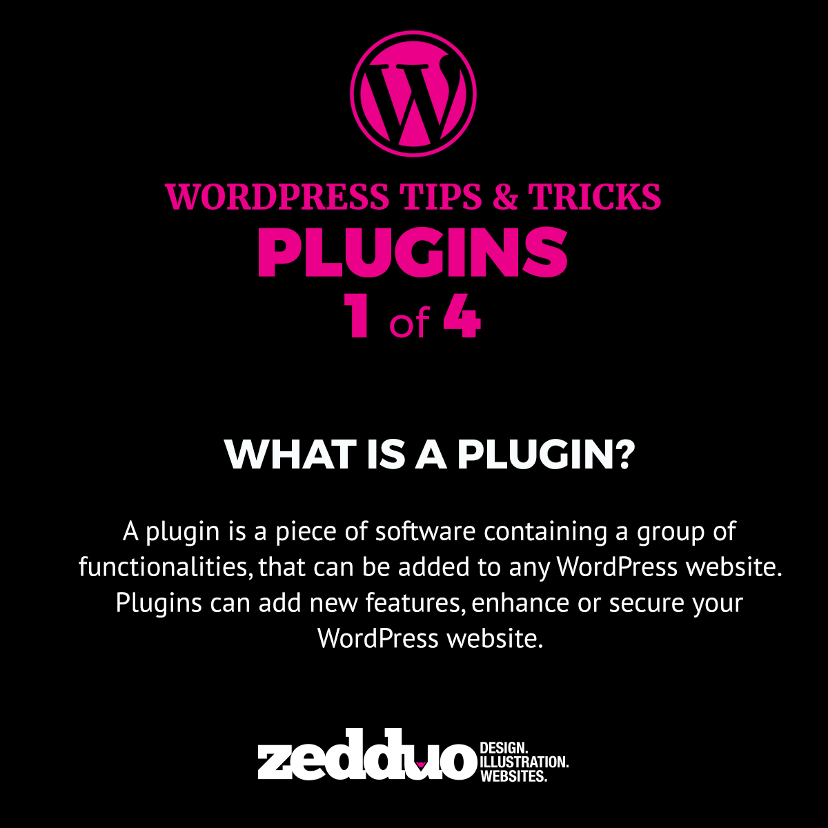 zedduo's tweet photo. Choosing #WordPress plugins can be overwhelming. Best practice is too not use so many plugins. It will bloat up your WordPress installation &amp; then make your website slow. Contact us if you need any assistance with your Plugins. #Zedduo  https://t.co/FXptb01PXe https://t.co/yo9BKAc45g