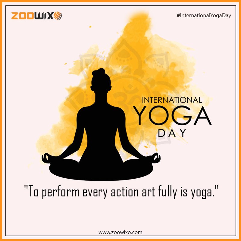 zoowixo's tweet photo. Yoga introduces you to as way of rediscovering yourself A sense of completeness gets in tune with life! 
Happy World Yoga Day!
#InternationalYogaDay #YogaDay #Yoga #Meditation #Spirituality #YogaLife #Zooneto #Zoowixo https://t.co/ny2oJMfM7n