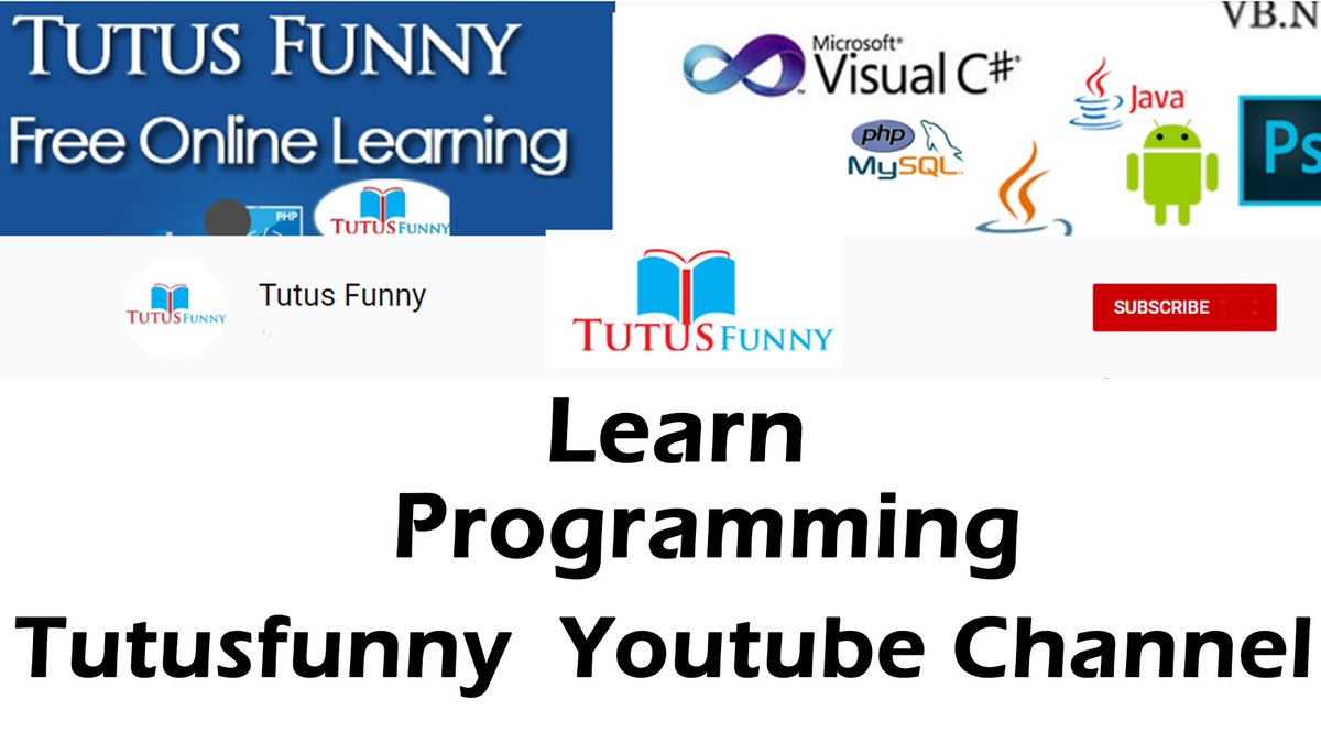 JavaPhp2's tweet image. Learn Programming at Tutusfunny