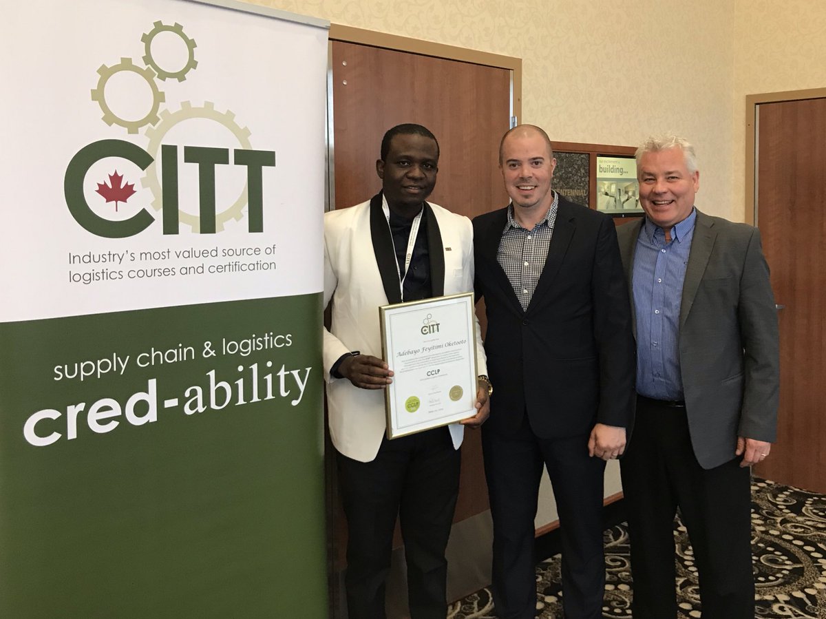SalmRodger's tweet image. Proud to attend Adebayo Oketooto’s CITT Convocation as he is presented his CCLP certification tonight. It takes over 18 months to get this certification. Great job - grateful to work with you at Petland. #citt #cclp