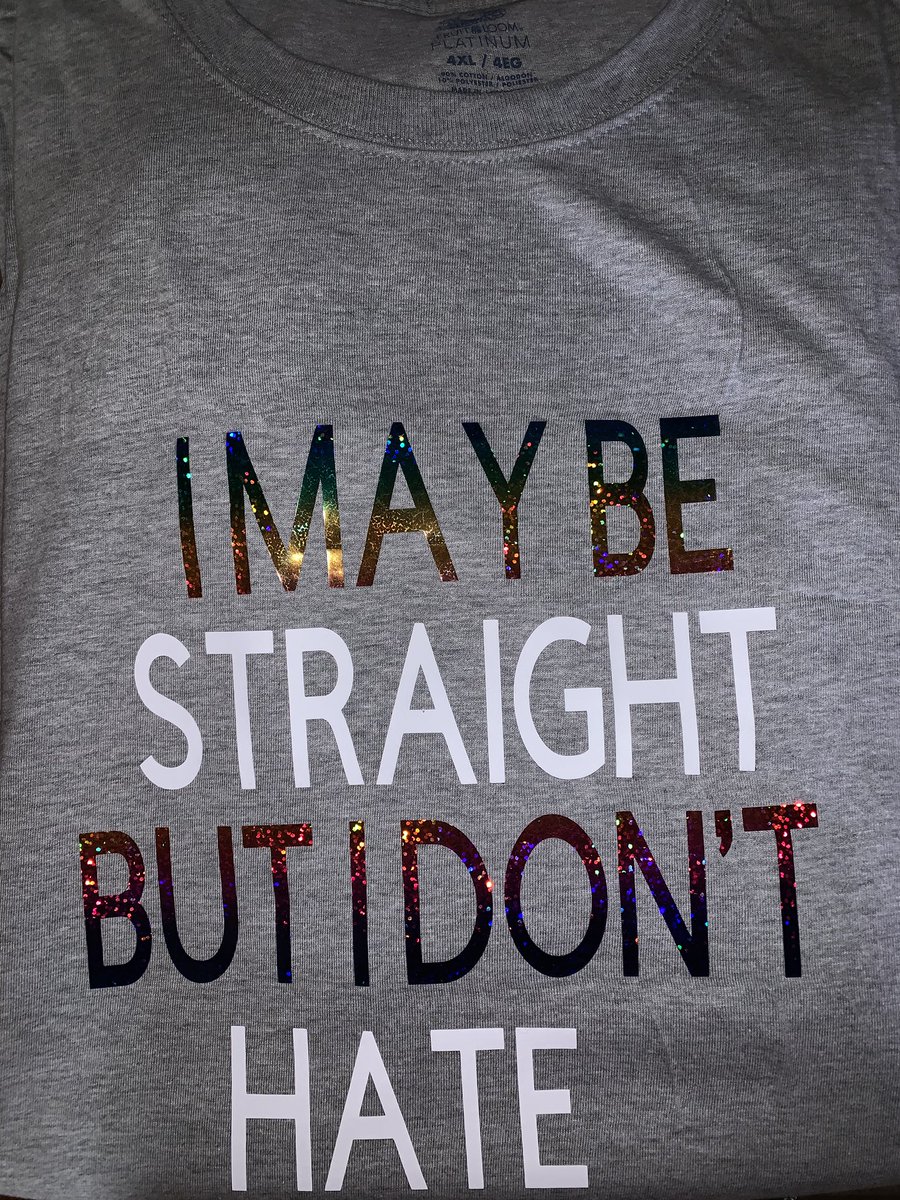 pollockcreation's tweet photo. Pride shirts we made! https://t.co/UdUqLv1e7B