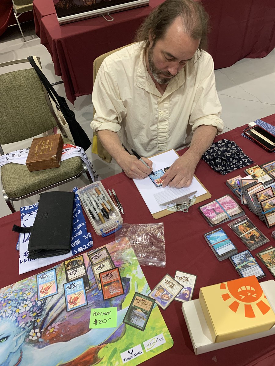 MagicJudge's tweet image. Extra special thanks to all the amazing #mtg artists who took time out of their schedules to come to #mtgseattle. You’re all top talent!