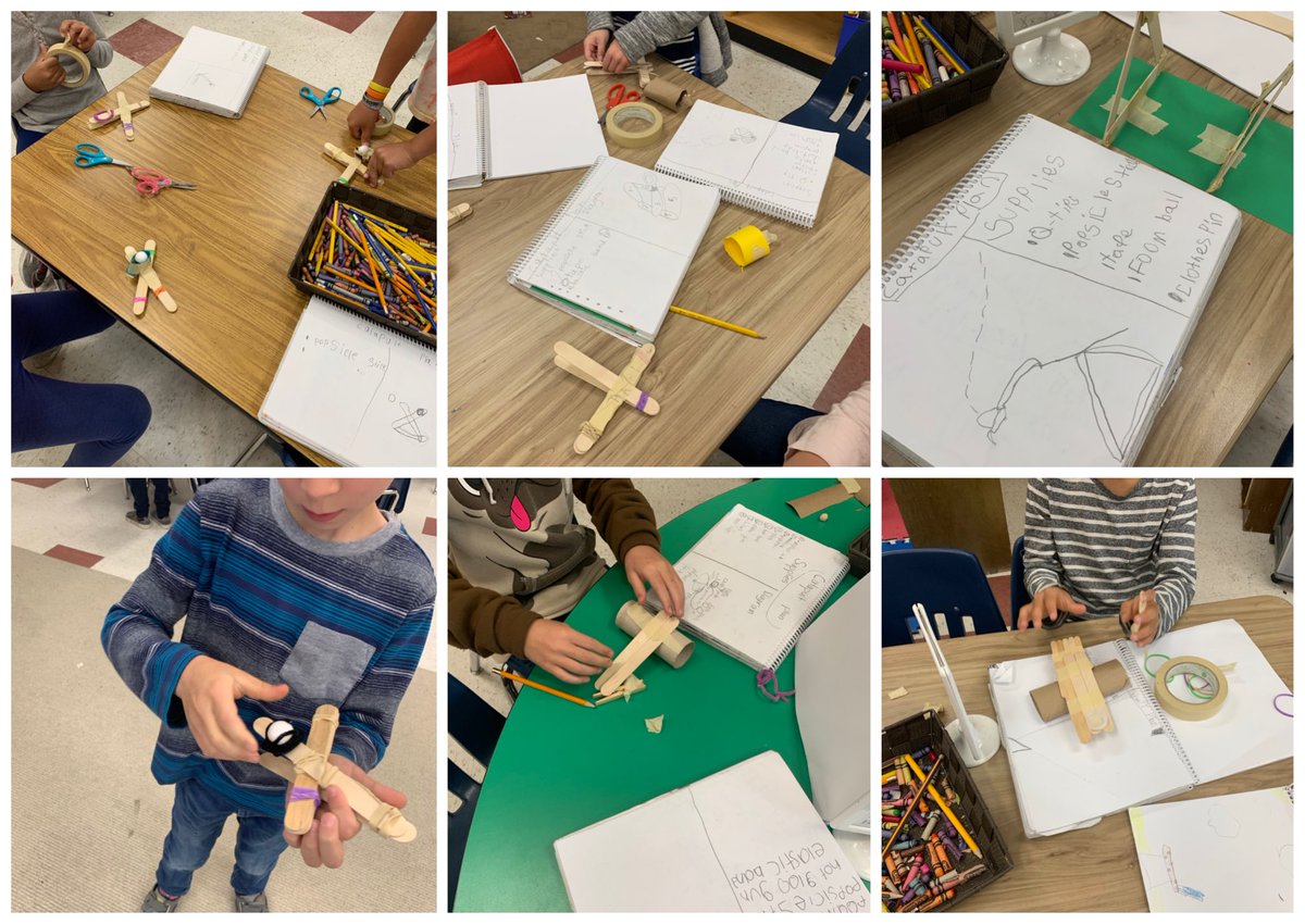curiousFCS1s's tweet photo. Design, create, test and improve. The catapult design challenge was a success! The students loved building and testing their creations! https://t.co/xDvzczsiBK