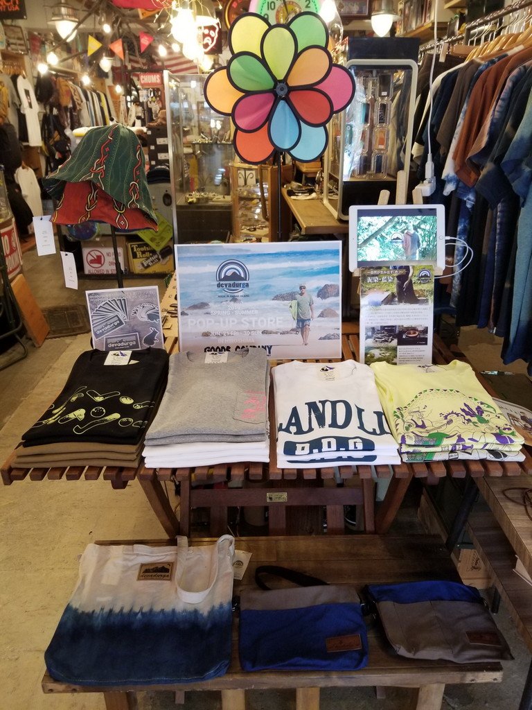 Goodscompany 雑貨株式会社 広島の雑貨屋さん Devadurga Pop Up Store 奄美大島発のアウトドアブランド デヴァドゥルガのポップアップストア始まりましたー 南の島 奄美大島ですからね やっぱり夏が似合います ぜひ遊びに来てくださーい アメリカン雑貨