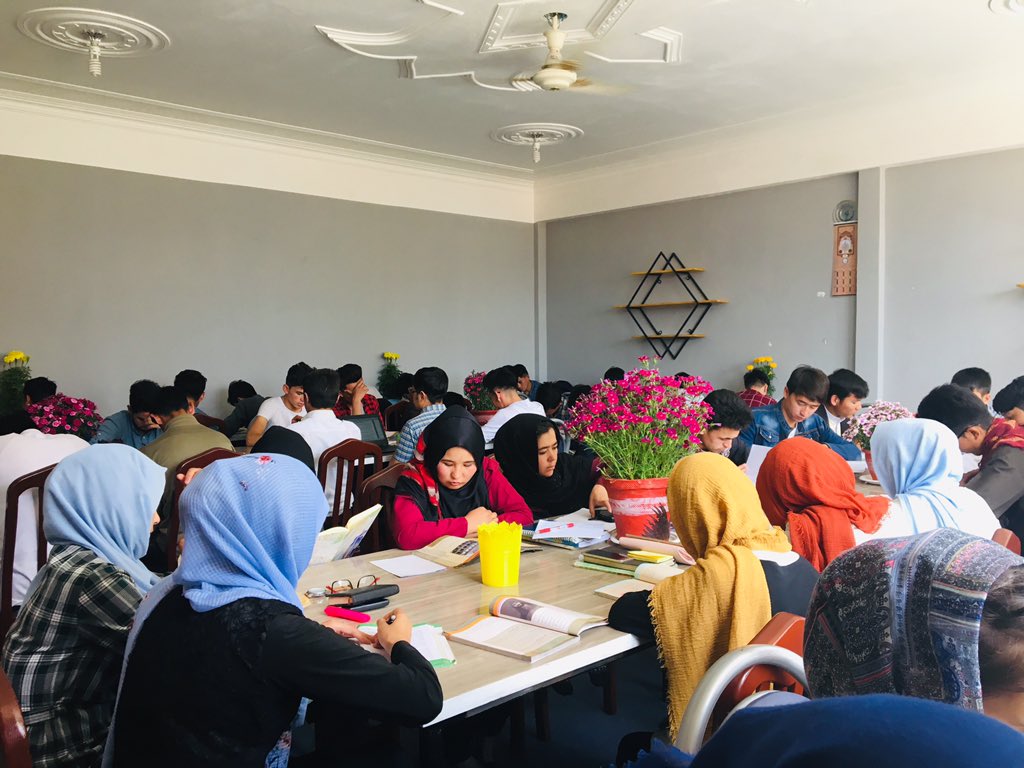RahilaFDN's tweet photo. #RahilaLibrary at RERC is packed with so many wonderful books of all kinds, so is our study spaces with aspirant &amp; determined patrons. Rahila Library is an extreme example of becoming as much about collaboration as it is about sombre, silent scholarship.

It feels vibrant here! https://t.co/zGdGdXnWJl