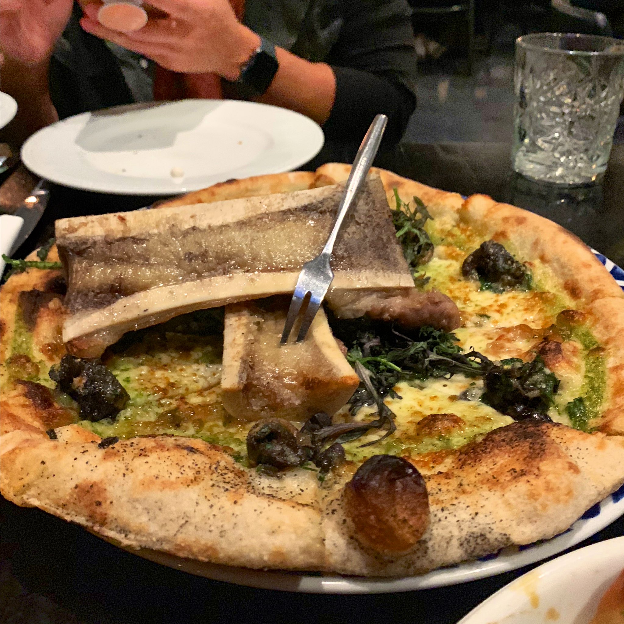 Tim Chantarangsu on Twitter "The bougiest pizza I’ve ever had, bone