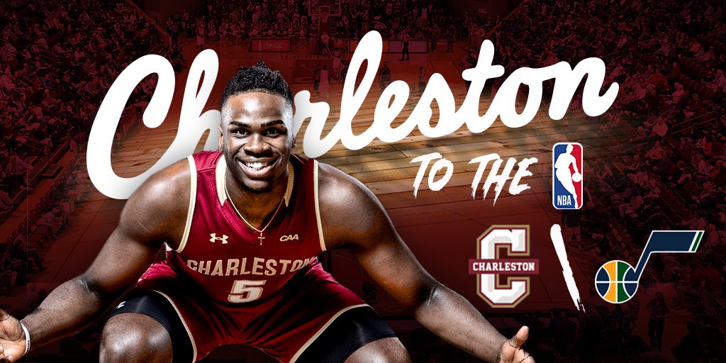 Congrats to Jarrell Brantley selected 50th overall by the <a href="/Pacers/">Indiana Pacers</a> (traded to @UtahJazz) in the 2019 #NBADraft - only the third-ever <a href="/CofCBasketball/">Charleston Basketball</a> player to be drafted in program history next to Anthony Johnson (1997) and Andrew Goudelock (2011).

Dreams Come True at #TheCollege