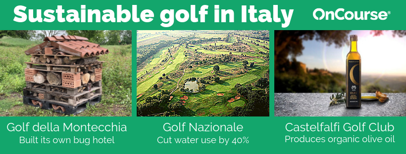 sustainablegolf's tweet photo. Here are just a few of the great sustainability highlights from golf courses across Italy.

See more here: https://t.co/tRWV79o7TL

Join OnCourse for your free 30-day trial and share your own stories at https://t.co/LxYfU7VpOQ https://t.co/PnwDWWcCw1