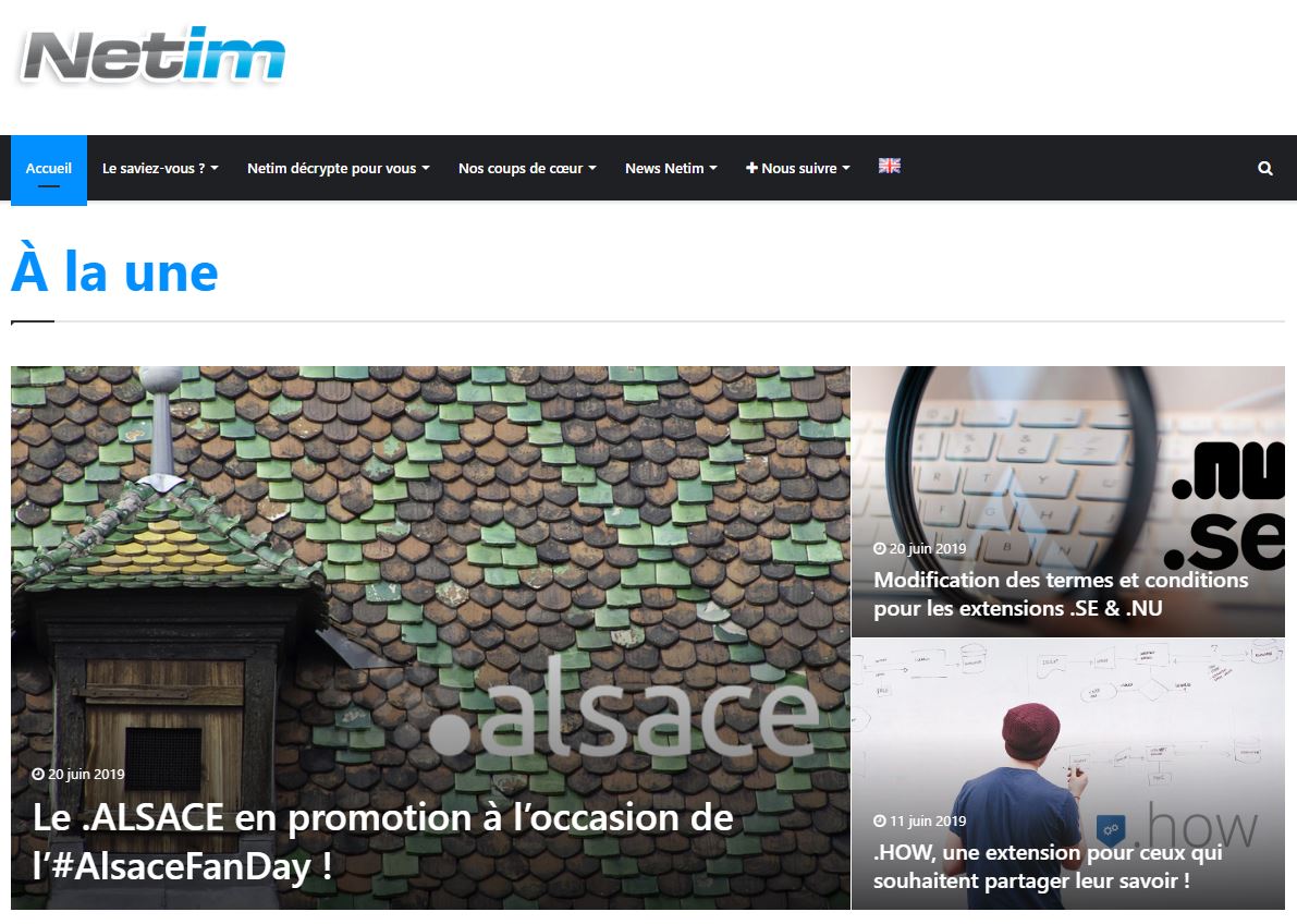 Almiron's tweet image. Dites &quot;bonjour&quot; au nouveau blog de @Netim_fr 

▶ netim.blog

Bonne lecture 

#Actualite #blog #nomsdedomaine #nomdedomaine #nomdomaine #ndd #web #netim