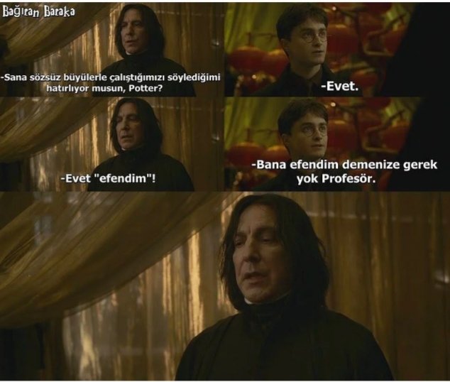 Gördüğüm en güzel harry potter capsleriydi...