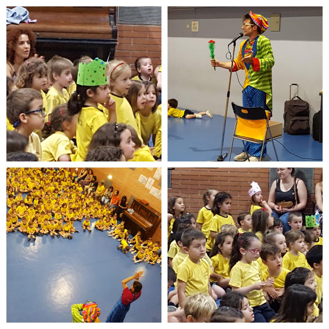 ampamdangels's tweet image. Els alumnes d'infantil @_mdangels ballen i riuen amb l'actuació que L'AMPA