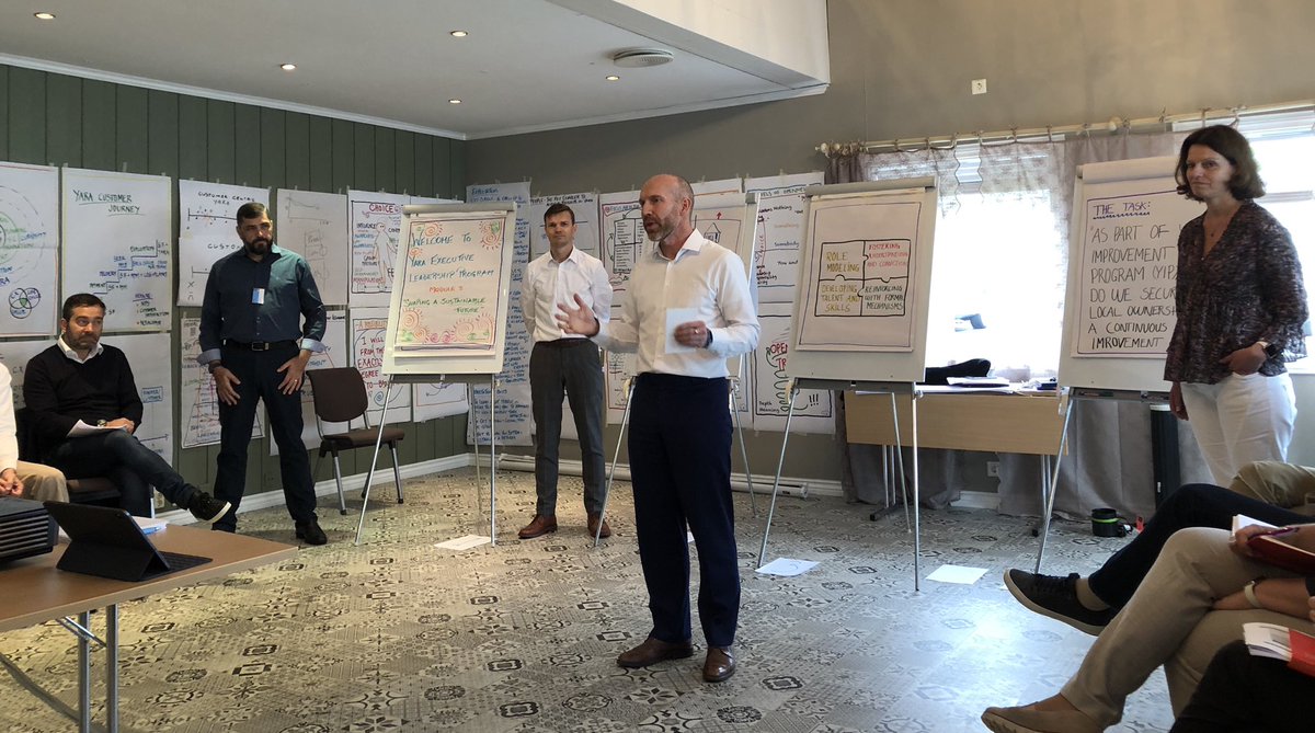 Inspiring to spend a day at our executive leadership program and a real energy booster!  We have so much passion and talent in <a href="/yara/">Yara International</a>. #KnowledgeGrows