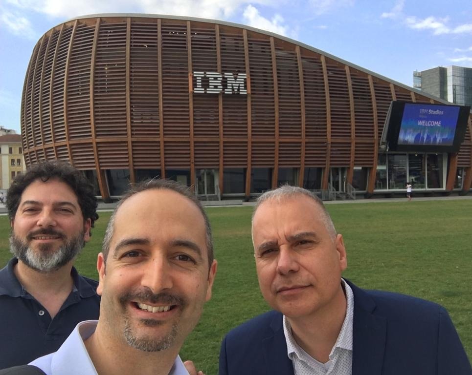 TERTIUMTech's tweet photo. Oggi siamo a Milano al Think Summit, nella nuovissima casa dell'innovazione tecnologica: gli IBM Studios.
#thinksummit #ibm #ibmstudios #call4code #IoT #AI #Cloud #cybersecurity #BlockChain #Milano #21Giugno #DigitalTransformation #InternetofThings https://t.co/Dmkto9LPao