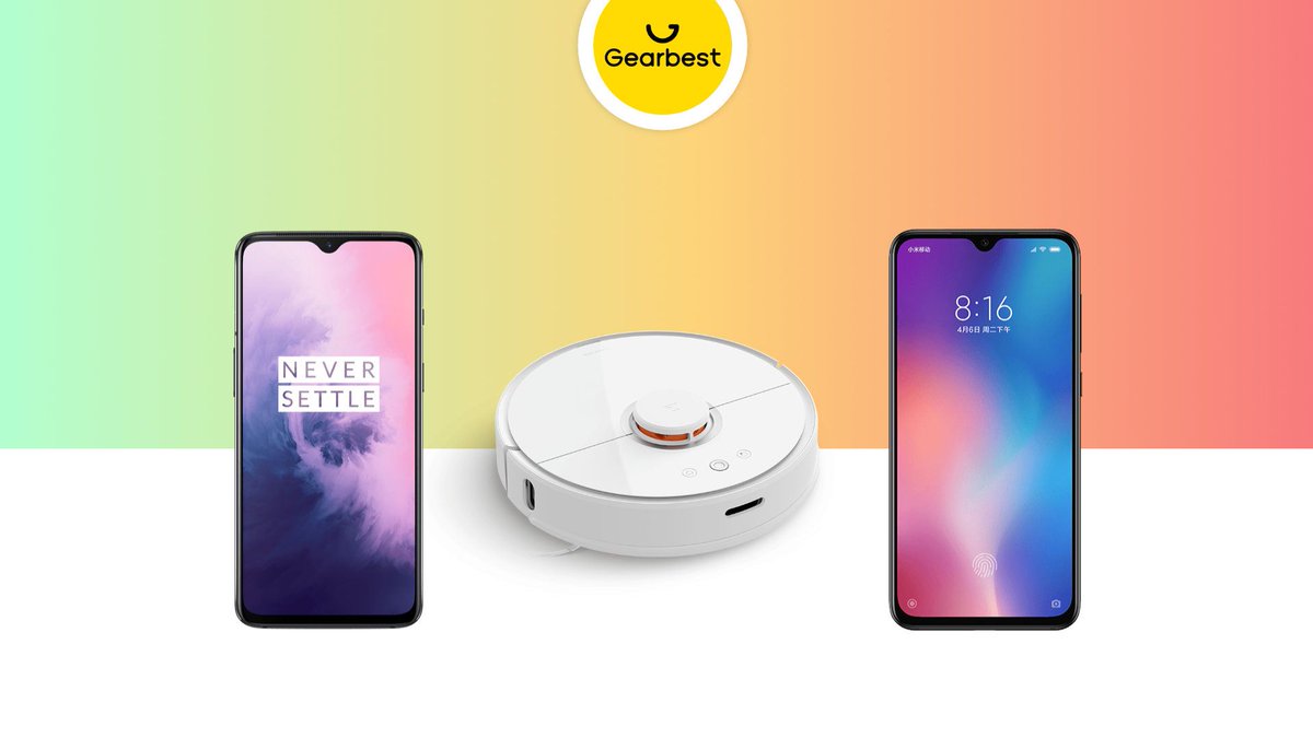 Frandroid's tweet image. 🔥 Nouvel arrivage de bons plans sur #Gearbest : 

🔸 le #OnePlus7 à 434 euros
🔸 le #RoborockS5 à 342 euros
🔸 le #XiaomiMi9SE à 230 euros

Et plein d&apos;autres bonnes affaires à retrouver ici 👉 buff.ly/2RAKNEh #sponso