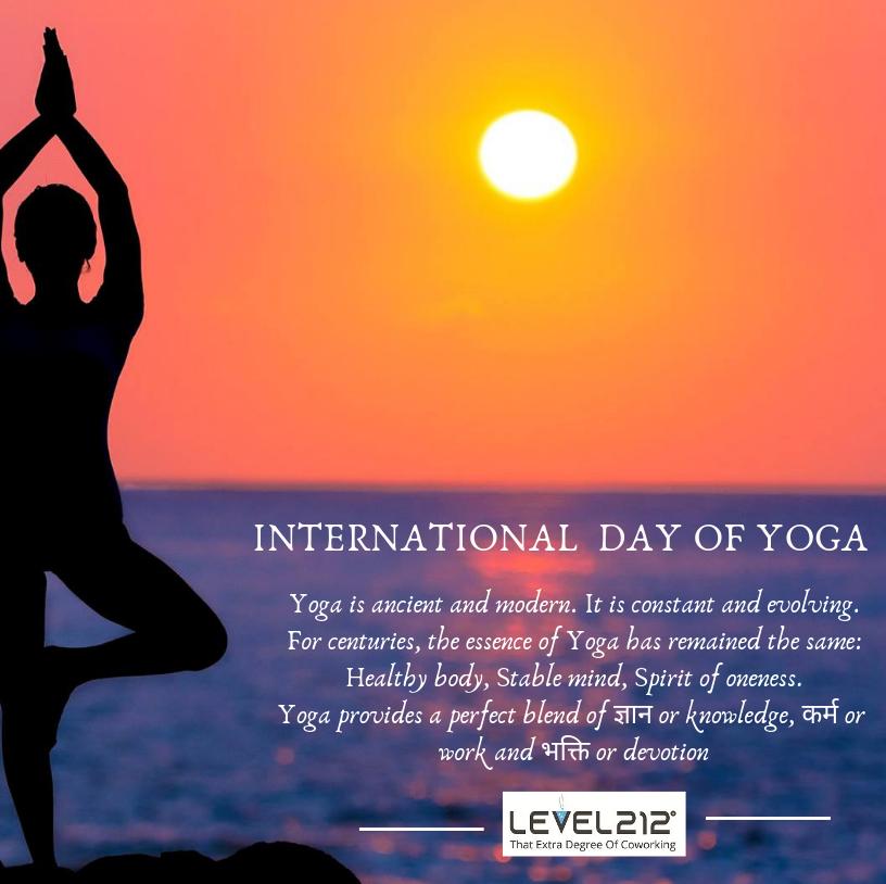 LCoworks's tweet photo. You cannot always control what goes on outside, but you can always control what goes on inside !!

International Day of YOGA 😊

Address : Level 212 Coworks, Parmar House, 2413 East Street, Next to Axis Bank, Pune. 

Contact no : 8432 212 212. 
Book your tour now!! https://t.co/f2J0PfKd2M
