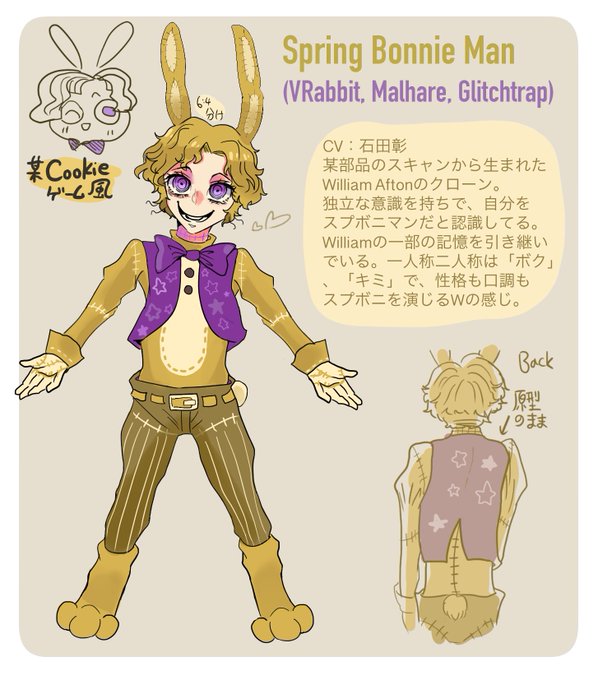 ஜ 夜嵐 Akatsuki Arashi ஜ さん がハッシュタグ Fnaf擬人化 をつけたツイート一覧 1 Whotwi グラフィカルtwitter分析