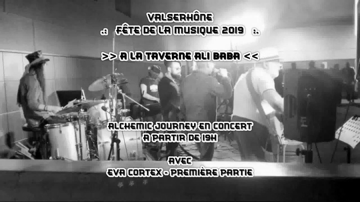 AlchemicJourney's tweet photo. Fête de la Musique 2019: Scène La Taverne Ali Baba: Valserhône
https://t.co/FYBOjdgxs1
#concert #culture #musique #psychedelicrock #psychedelic #rock #bluesrock #groove #blues #progrock #paysdegex #Bellegardesurvalserine #latavernealibaba #Valserhône #AlchemicJourney #EvaCortex https://t.co/VN8dx9IJEQ