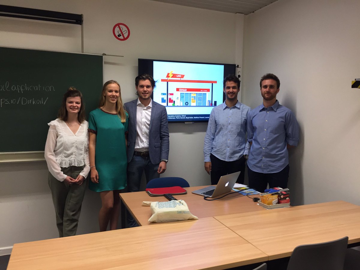 Superb #ORMS presentations of their #optimization for improved decision making group assignment by #UGentFEB #BusinessEngineering #DataAnalytics students using #rstats #shinyapp #geneticalgorithm #linearprogramming #opensource #heuristics dataanalytics.UGent.be
