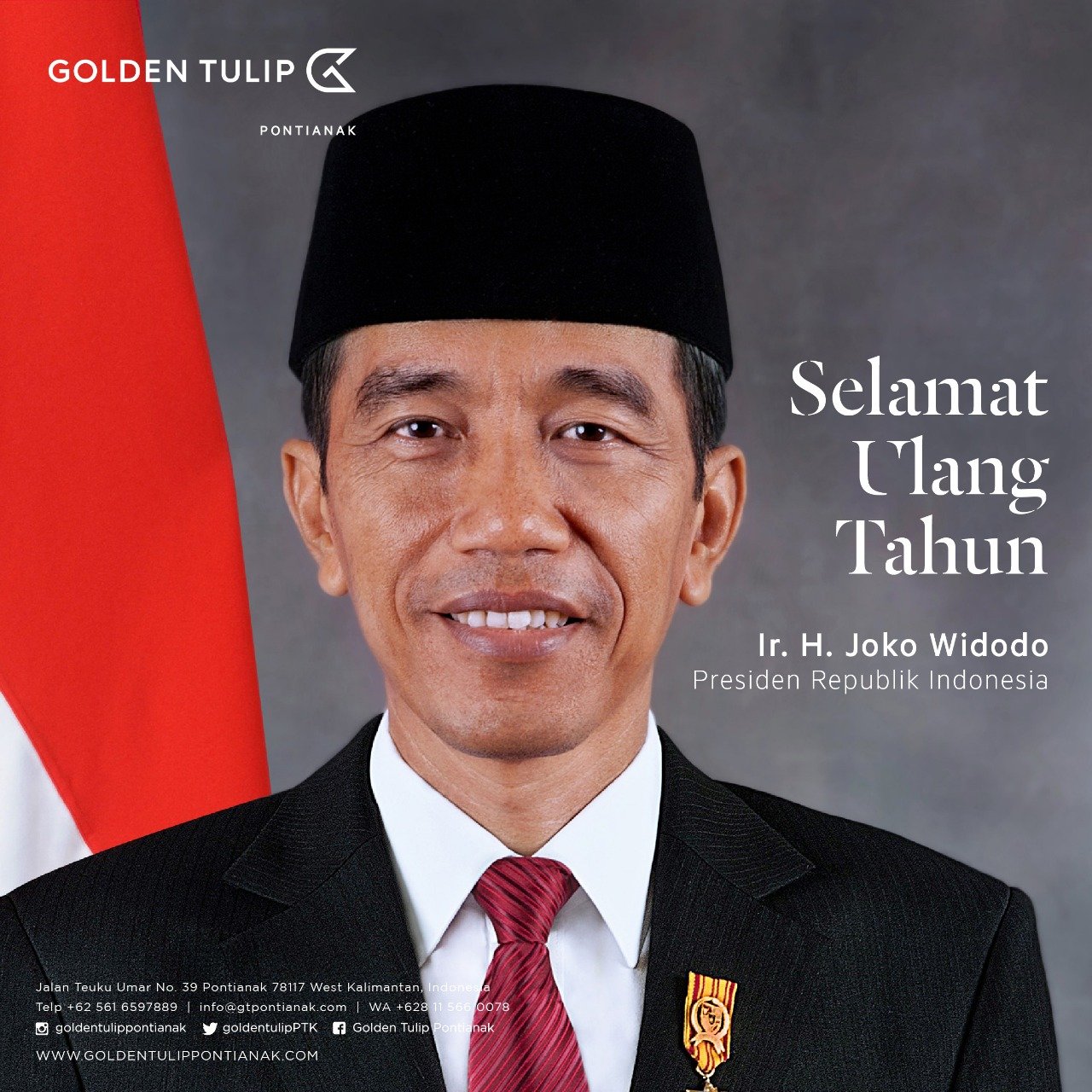 Happy Birthday our President Of The Republic Of Indonesia Bapak Ir. H. Joko Widodo 