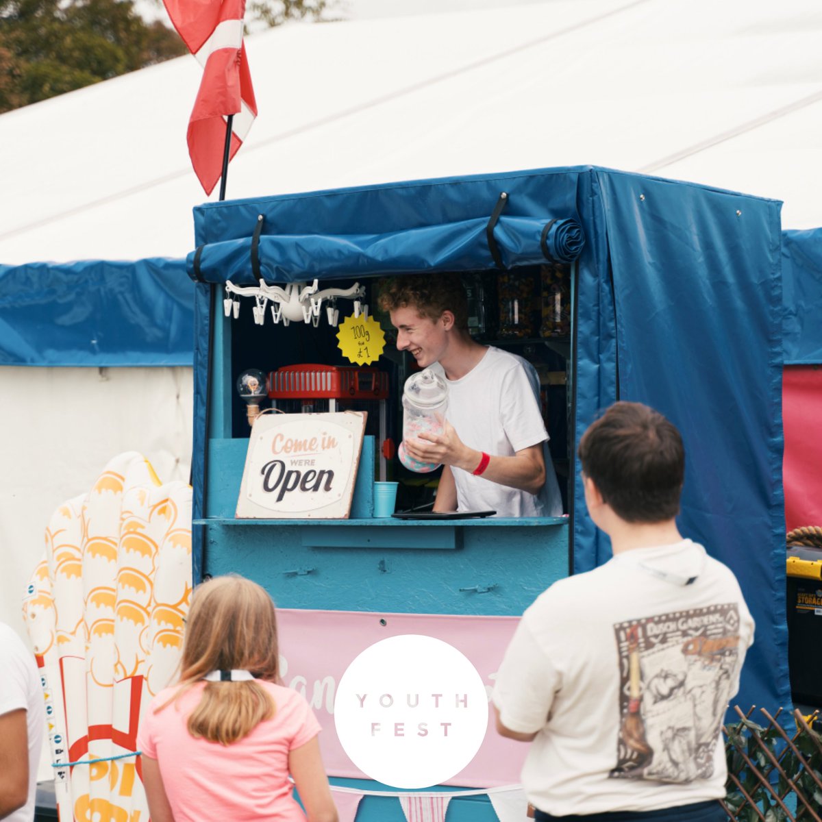 The candy cart will be back again this year - WITH lots of variations. One involves lots of flavoured cream the temperature of ice. 🍨

youth-fest.uk