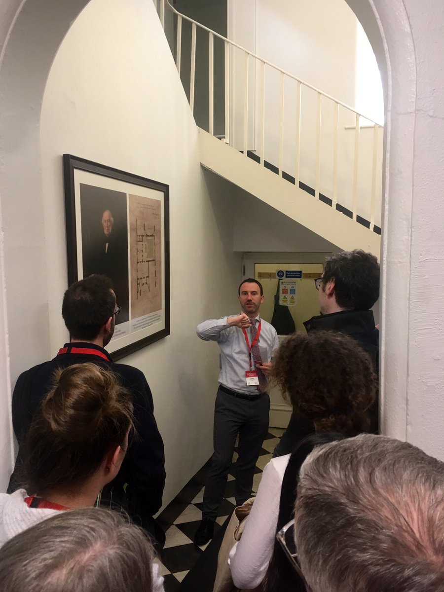 The tour has kicked off! Delegates are being treated to a history and tour of the <a href="/RCSI_Irl/">RCSI</a> <a href="/ChemistryRCSI/">RCSI_Chemistry</a> chemistry department enthusiastically delivered by our very own Dr James Barlow #irishchemresearch2019 #RCSIdiscover