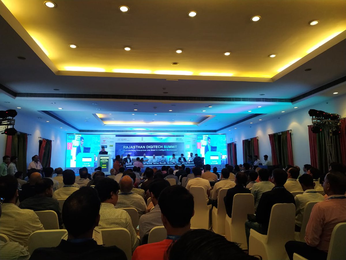 Mah_WorldCity's tweet photo. The stage is all set for Rajasthan #DigitechSummit. Stay tuned as Mr. Sanjay Srivastava, Business Head, #MWCJaipur & Director- #ORIGINS, Ahmedabad, is going to chair a session on “Leveraging the ABCs of Technologies for Next Wave of Growth”
@Sanjay_Sriv https://t.co/Wm0JfEfvH7