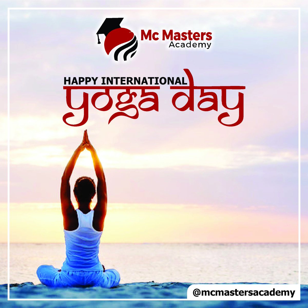 mcmasterschd's tweet image. Give yourself an opportunity of yoga practice and change your life, as Yoga develops balance your body and soul, McMasters will acuminate your speaking skills. McMasters wishes you a Happy International Yoga Day.
#mcmastersacademy #ielts #academy #pte #yogaday #YogaDay2019