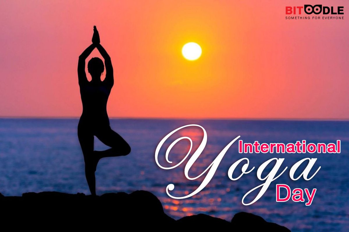 bitoodle's tweet photo. The best way to start your day and have it end with a happy feeling.
#InternationalYogaDay #Bitoodle #Health #Meditation https://t.co/OZoRAz8GQE