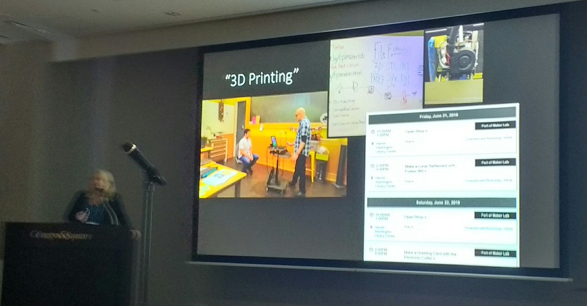 Rosemary Seelaus presenting on the digital future of facial prosthetics.