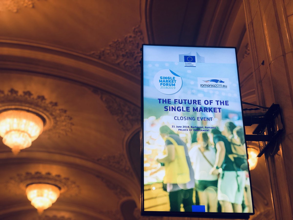 MEconomyRO's tweet photo. The Forum of the Internal Single Market has started!
🇹🇩🇪🇺
The Internal Market is an active engine for the European economy and from that point of view, Internal Single Market policy must go hand in hand with the new EU industrial policy. https://t.co/9WWMdJKboK