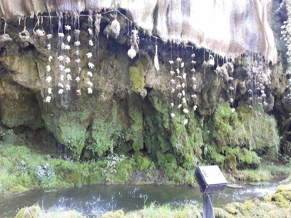 SenseMacabrePod's tweet image. Some shots of the Petrifying Well located across from the cave. The first is how Ursula would have seen the Well as she left the cave every morning.